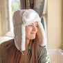 WOMEN'S SHEEPSKIN TRAPPER HAT