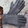 MENS BLACK DEERSKIN GLOVES